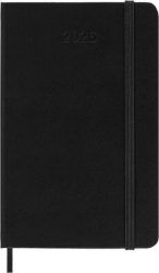 MOLESKINE Agenda Classic Pocket 2026 DHB12WV2Y26 1W/2S schwarz HC 9x14cm