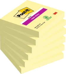 POST-IT SuperSticky Notes 76x76mm 654-6SS-CY gelb 6x90 Blatt