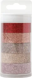 MAREIN Washitape Set 4085.1 Glitter, 15mmx3m, 5 St&uuml;ck