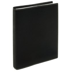 QUO-VADIS Agenda Club Executif 2026 014086Q 1W/2S schwarz FR 16x16cm