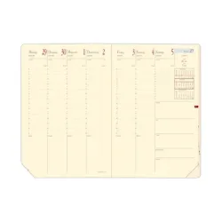 QUO-VADIS Ersatzinhalt Minis.Pre. 2026 286003Q 1W/2S Soho/Silk DE 16x24cm