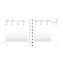 QUO-VADIS Agenda Time&Life medi. 2026 540066Q 1W/2S Ersatzkal. FR 16x16cm