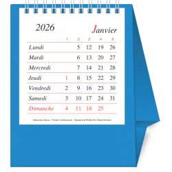 NOVOS Tischkal. Pro Bristol F. 2026 508035 1M/1S hellblau FR 11.5x14cm