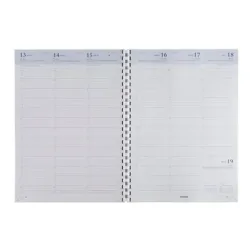 BREPOLS Agenda Omega 2026 0.030.9900 1W/2S Ersatz weiss 21x29cm