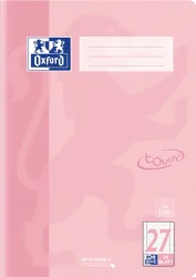 OXFORD Schulheft A4 400196038 liniert, past. Koralle 16 Bl.