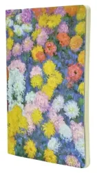 PAPERBLANKS Notizheft A5 CBD6271 Chrysanthemen liniert 80 S.