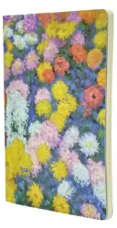 PAPERBLANKS Notizheft A5 CBD6273 Monets Chrysanthemen dot 80 S.