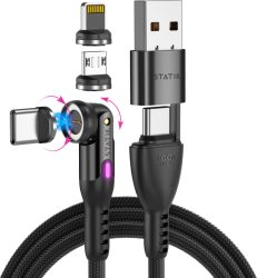 STATIK Statik 360 Pro, Uni.Mag. Tip PUP-0520-10FT Cable, 3m, 100W Black