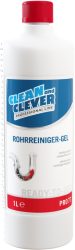 CLEAN AND CLEVER Rohrreiniger- Gel 1lt 37653 PRO77