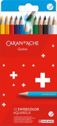 CARAN D'ACHE Farbstifte Swisscolor 1285.812 assortiert 12 St&uuml;ck