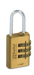 RIEFFEL SWITZERLAND Zahlenschloss Nr.44 20mm 44/20 SB Messing