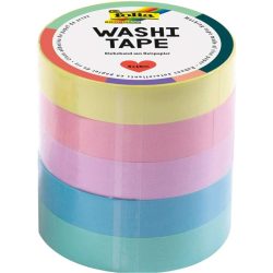 FOLIA Washi-Tape Set Colour Pastell 26439 5 St&uuml;ck