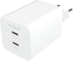 MOPHIE Essentials Power Adapter 409911854 Dual USB-C-50W, PD, White