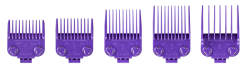 Andis Aufsteckkamm-Set Dual Magnet f&uuml;r ML und MLC Carbonstahl violett