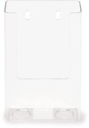 DEFLECTO Prospekthalter 115x180mm 76001 transparent DIN lang
