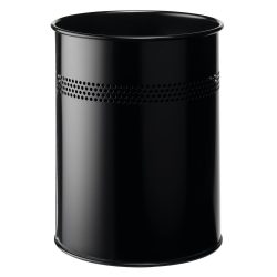 DURABLE Papierkorb perforiert 330001 schwarz