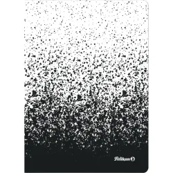 PELIKAN Notizbuch A5 300002306 kariert schwarz/weiss