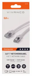 VIVANCO Netzwerkkabel CAT 7 5m 45709 Twisted Pair