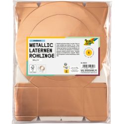 FOLIA Laternenrohlinge 19cm 9603/5 rosegold 5 St&uuml;ck