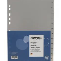 NOVOOO Register PP A4 40952 grau Jan-D&eacute;c FR