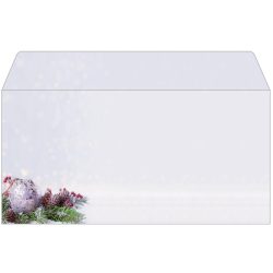 SIGEL Weihnachtsumschlag 11x22cm DU443 Charmful Christmas 25 St&uuml;ck