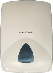 OECO SWISS Falthandtuch-Spender Slim 2181103 weiss, Kunststoff