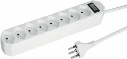 STEFFEN Steckdosenleiste Power Easy 986052203 1.5m, 5xT13, weiss