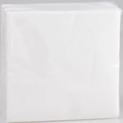 - Papierservietten, 50 Stück, 24cm, Weiss