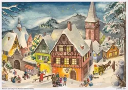 SELLMER Adventskalender 800 865 Verschneites Dorf