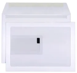 METTLER Couvert Werbefenster rechts C5 8074-WERBEF 100g, ultraweiss 500 Stk.