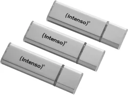 INTENSO USB-Stick Alu Line 3x 16GB 3521473 USB 2.0 silver