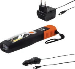 STEFFEN Arbeitsleuchte LED Worklight 19 9023 schwarz, Akku, 2W