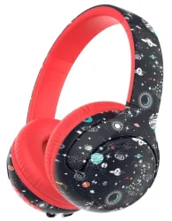 ICLEVER Kids Bluetooth Headphones C18-2083N-02 BTH27, 74h, black/red