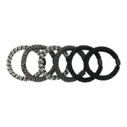 Trisa Accessoires Nordic Elastics 6er Combo schwarz