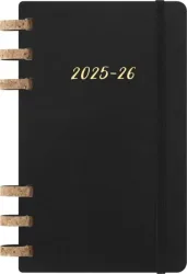 MOLESKINE Studienplaner Spiral 25/26 DSSPB12AMWH3Y26 12M schwarz SC 15x21cm