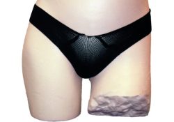 Wellness SPA Einwegstring Deluxe unisex 50 Stk schwarz