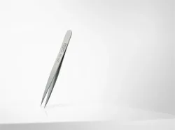 Rubis Pinzette, spitz, Inox