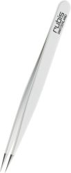 rubis Pinzette spitz weiss Inox (1 Stück)