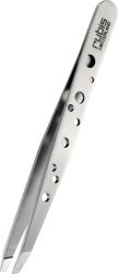 Rubis Pinzette schr&auml;g, Inox, perforiert Elegance