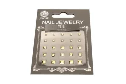 YOU Nail-Art Nieten gold car&eacute;e