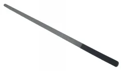 Kiehl Nagelfeile stainless zwei Fl&auml;chen rauh/fein silber 19cm, runde Spitze