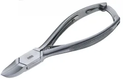 Kiehl Nagelzange heavy duty Pedicurenipper silber 14.5cm, concave Schneide