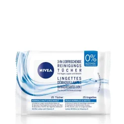 NIVEA Erfrischende Reinigungst&uuml;cher 25 Stk