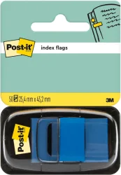POST-IT Index Tabs 25,4x43,2mm 680-2 blau/50 Tabs