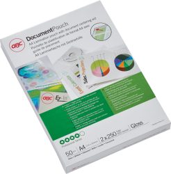 GBC Laminiertasche A4 3740449 glanz, 250my 50 Stk