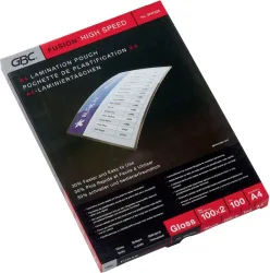GBC Laminiertasche A4 3747525 glanz, 100my 100 Stk