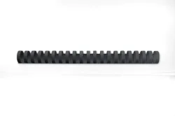 GBC Plastikbinder&uuml;cken 25mm A4 4028182 schwarz, 21 Ringe 50 St&uuml;ck