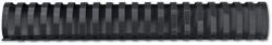 GBC Plastikbinder&uuml;cken 38mm A4 4028185 schwarz, 21 Ringe 50 St&uuml;ck