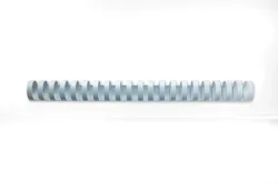 GBC Plastikbinder&uuml;cken 25mm A4 4028202 weiss, 21 Ringe 50 St&uuml;ck