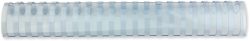 GBC Plastikbinder&uuml;cken 32mm A4 4028204 weiss, 21 Ringe 50 St&uuml;ck